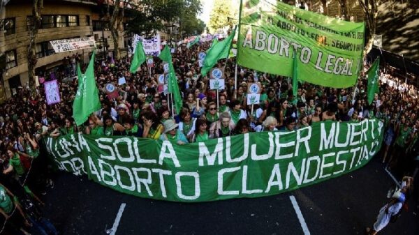 Movilizaciones a favor de legalizar el aborto en Argentina