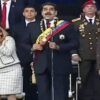 Nicolás Maduro durante el supuesto atentado contra él