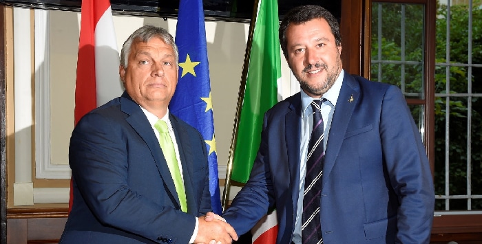 Viktor Orbán y Matteo Salvini