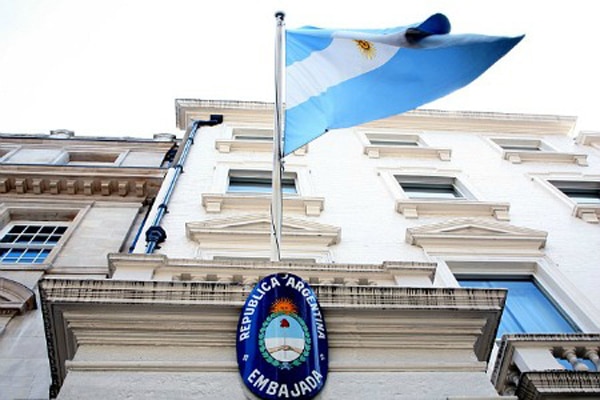 Una de las embajadas de Argentina en el exterior