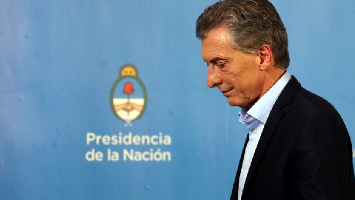 El presidente argentino, Mauricio Macri