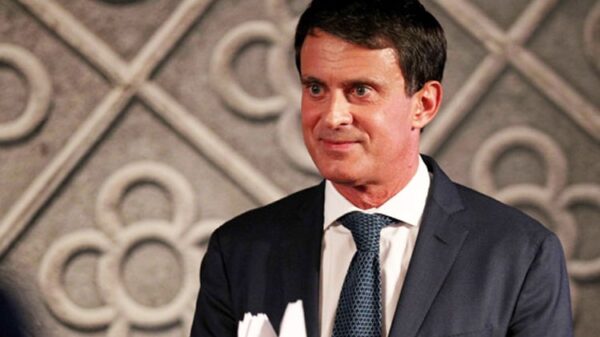 Manuel Valls durante la presentación de su candidatura a la Alcaldía de Barcelona