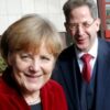 Angela Merkel, con Hans-Georg Maassen, el destituido jefe del servicio de inteligencia