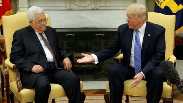 Donald Trump y Mahmud Abbas