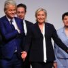 Matteo Salvini, Geert Wilders y Marine Le Pen, entre otros, en una convención de partidos de ultraderecha