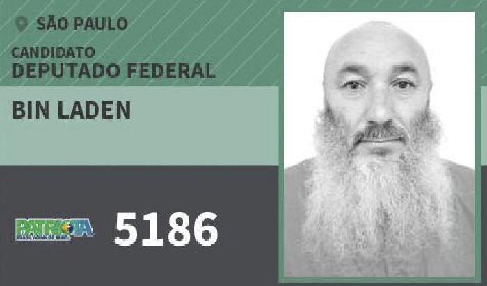Bin Laden, uno de los candidatos a las elecciones brasileñas