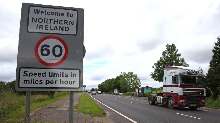 La frontera entre Irlanda e Irlanda del Norte