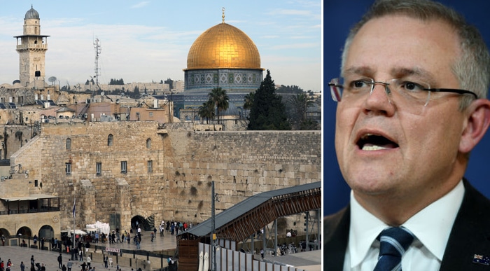 Jerusalén y el primer ministro australiano, Scott Morrison