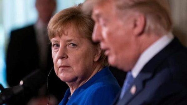 Angela Merkel y Donald Trump