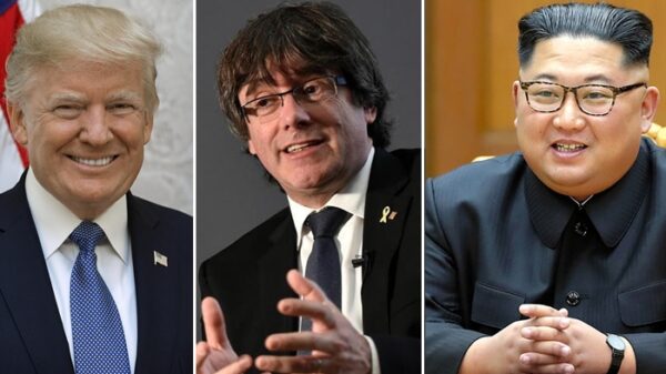 Donald Trump, Carles Puigdemont y Kim Jong Un