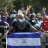 Un momento de las protestas en Nicaragua