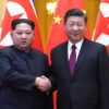 Kim Jong-un con el presidente chino, Xi Jinping