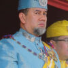 El rey Mohamed V de Malasia