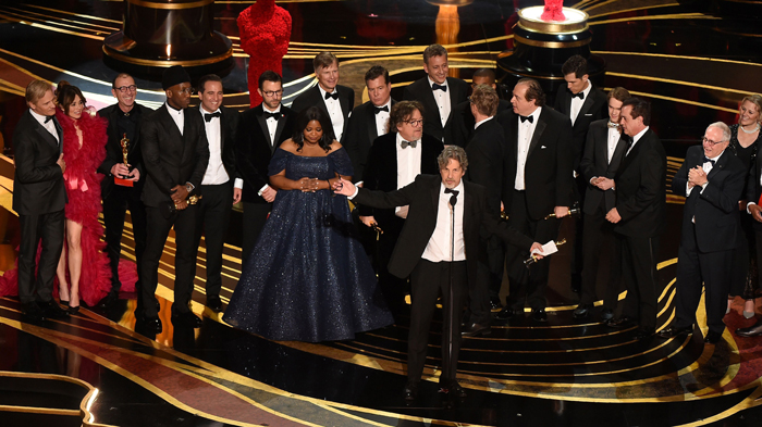 El equipo de 'Green Book' recoge el Oscar a Mejor Película