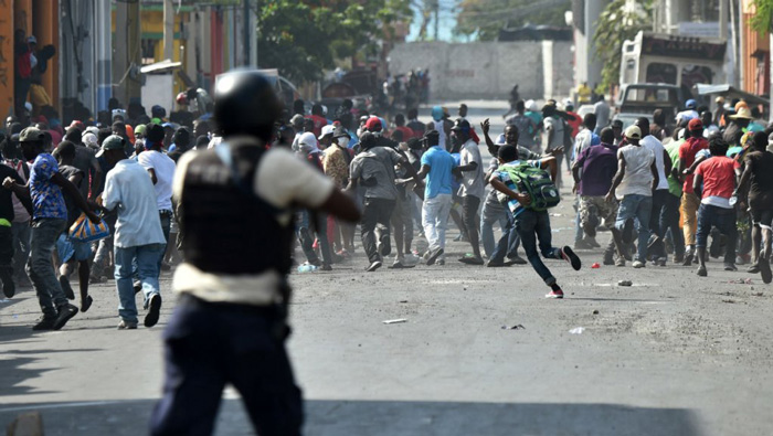 Enfrentamientos en Haití