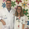 El doctor Rafael Martos, jefe del Servicio de Hematología del Hospital General de Villalba, y la doctora María Yuste, especialista del mismo departamento