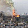 La catedral de Notre Dame en llamas