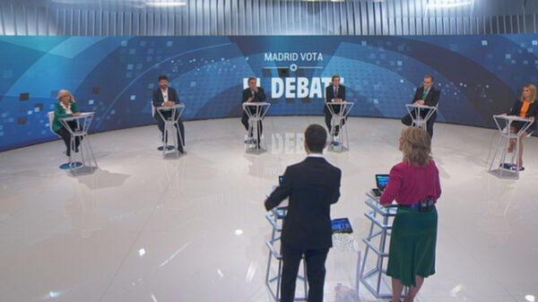 Un momento del debate por el Ayuntamiento de Madrid