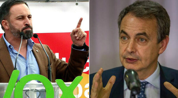 Santiago Abascal y Rodríguez Zapatero
