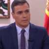 Pedro Sánchez durante su entrevista en La Sexta