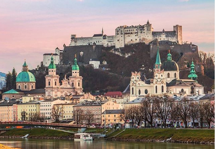 La ciudad de Salzburgo (Austria)