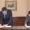 Pedro Sánchez y Pablo Iglesias firman el preacuerdo de Gobierno de coalición