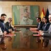 Los equipos negociadores de ERC y el PSOE