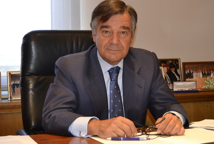 El presidente del COFM, Luis González Díez