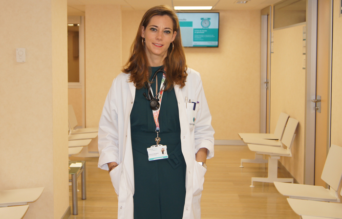 Esther Holgado, jefa de Servicio de Oncología Médica del Hospital La Luz