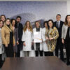 Equipo directivo del Hospital Universitario Rey Juan Carlos con el certificado del Sello EFQM 5 Stars