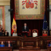 El Rey durante su discurso en la apertura de la Legislatura