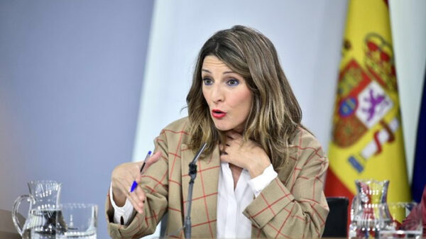 La ministra de Trabajo, Yolanda Díaz