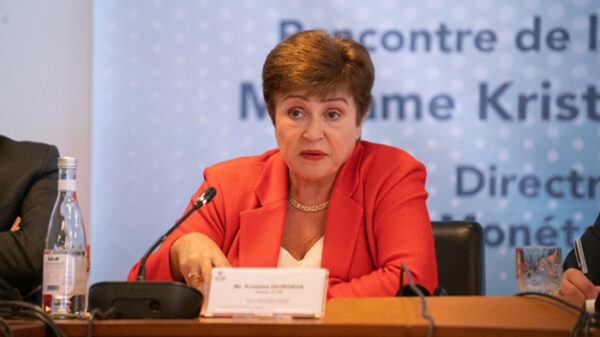 La directora gerente del Fondo Monetario Internacional (FMI), Kristalina Georgieva