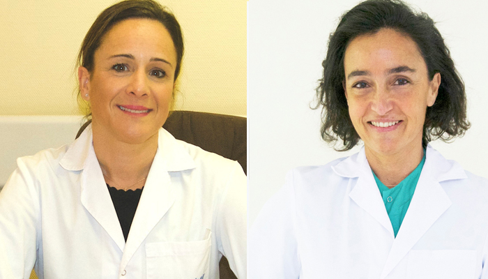 Las doctoras Beatriz Bueno (a la izquierda) y Elena Meliá (a la derecha)