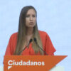 La portavoz de la Ejecutiva de Ciudadanos, Melisa Rodríguez