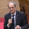 Quim Torra en el Parlamento catalán