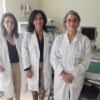 De izquierda a derecha, las doctoras Arango, Hernández y Rodríguez, de la Unidad de Reproducción Asistida de la FJD