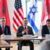 Gideon Sa'ar, Mike Waltz y Nasser Bourita se reúnen en el marco de la declaración entre Israel, Estados Unidos y Marruecos. Foto: ©Representación EEUU en ONU.