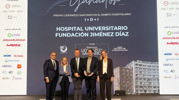 El Hospital Universitario Fundación Jiménez Díaz recibe el Premio "Liderazgo Sanitario en el ámbito de I+D+i” 2026.