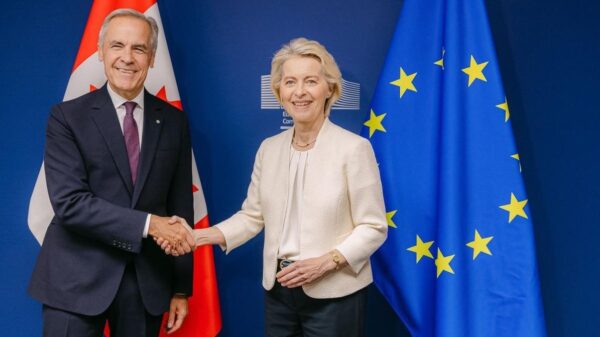 Mark Carney y Ursula von der Leyen. Foto: ©Christophe Licoppe/ Unión Europea.