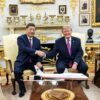 El presidente de China, Xi Jinping, junto a su homólogo estadounidense, Donald Trump. Foto: ©Casa Blanca/ Oficial.
