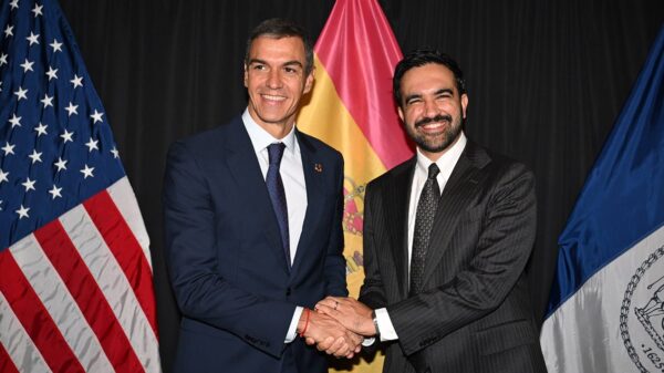El presidente del Gobierno, Pedro Sánchez, y el alcalde de Nueva York, Zohran Mamdani, en la residencia oficial del alcalde. Foto: ©Borja Puig de la Bellacasa/ La Moncloa/ Oficial.