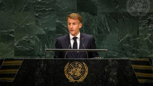 El presidente de Francia, Emmanuel Macron, en la 81º sesión de la Asamblea General de la ONU. Foto: ©ONU.