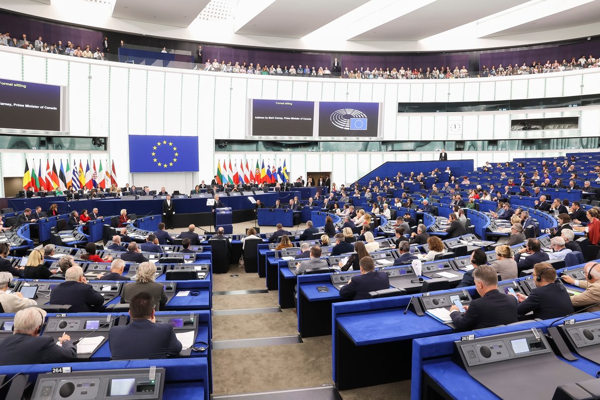 Sesión plenaria en el Parlamento Europeo. Foto: ©Alexis Haulot/ Unión Europea.