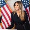 Melania Trump en una foto distribuida en sus redes sociales oficiales. Foto: ©Melania Trump/ Facebook.