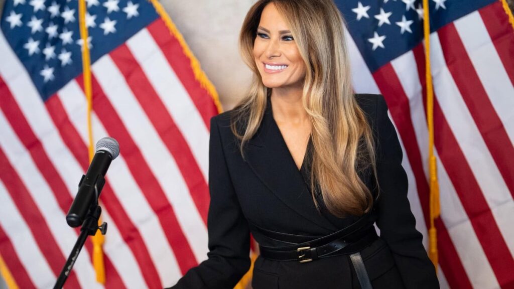 Melania Trump en una foto distribuida en sus redes sociales oficiales. Foto: ©Melania Trump/ Facebook.