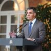 El presidente del Gobierno, Pedro Sánchez, durante la declaración institucional en la que ha anunciado el adelanto electoral. Foto: ©Fernando Calvo y Sandra Armada/ La Moncloa/ Oficial.
