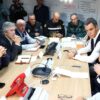 Reunión del CECOPI en el Centro 112 de Toledo para coordinar la emergencia del accidente ferroviario de Urda, el 29 de octubre de 2026. Foto: ©Pool Moncloa/Fernando Calvo.